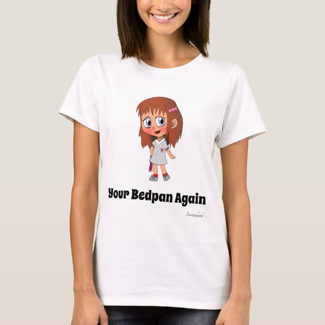 T-shirt Blague de casserole d'infirmière (Devant)