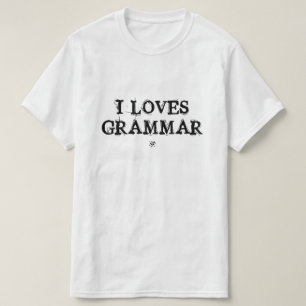 T-shirt Blague de grammaire