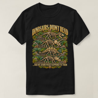 T-shirt Blague drôle de professeur sur les dinosaures n'on