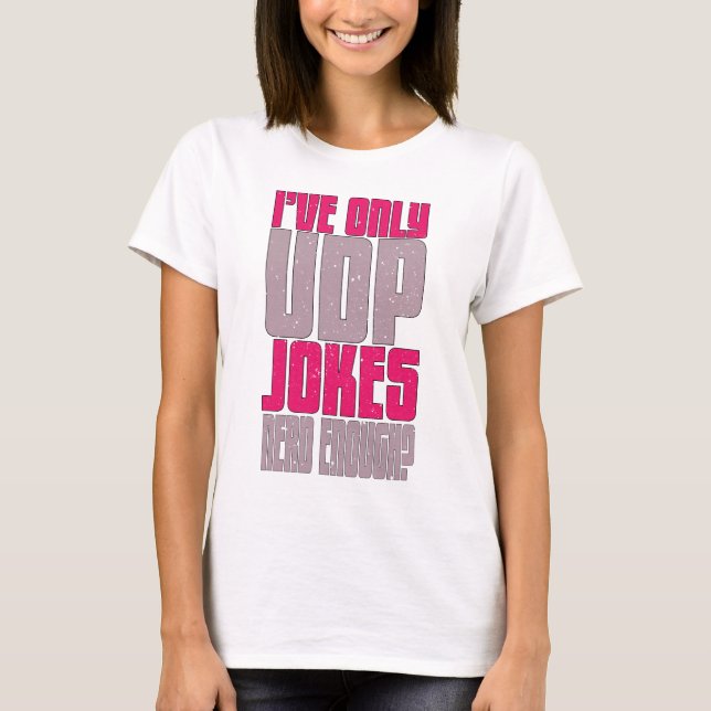 T-shirt Blague Informatique Programmeur udp (Devant)