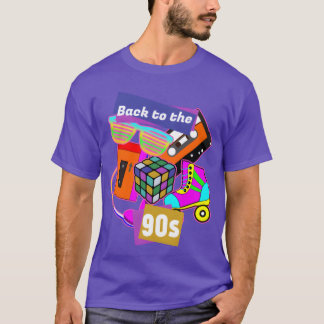 T-shirt Blague Rétro 90 1990 drôle
