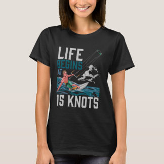 T-shirt Blague sur le kitesurf à 15 nœuds