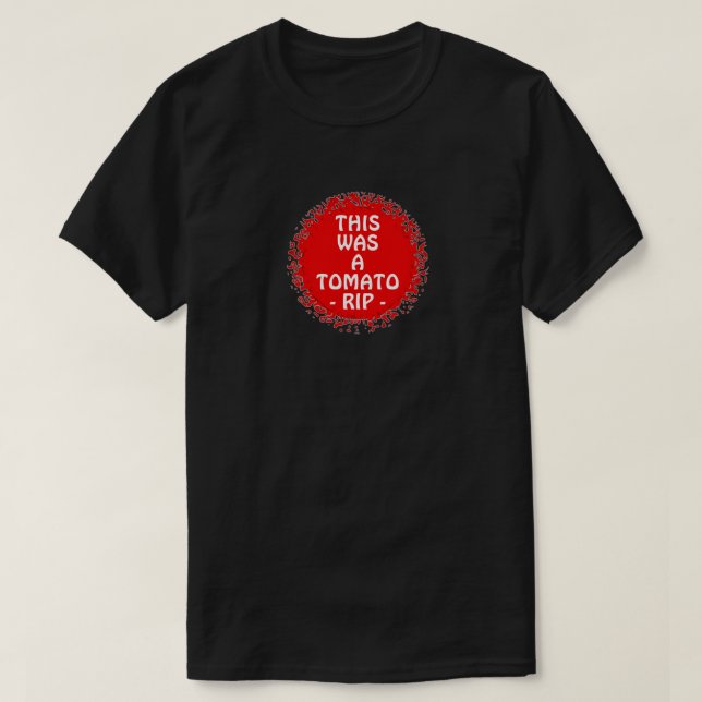 T-shirt Blague tomate (Design devant)