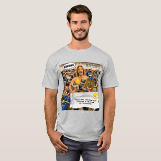 T-shirt Blagues de papier d'emballage de chewing-gum