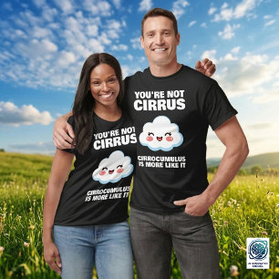 T-shirt Blagues sur les Nuages Cirrus, c'est Drôle
