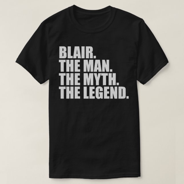 T-shirt Blair Nom de famille Blair nom de famille Blair no (Design devant)