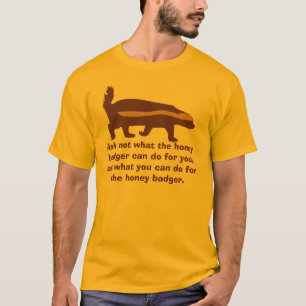 T-shirt blaireau de miel