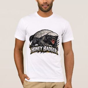 T-Shirt Blaireau Rusé Conception d'animal de fau