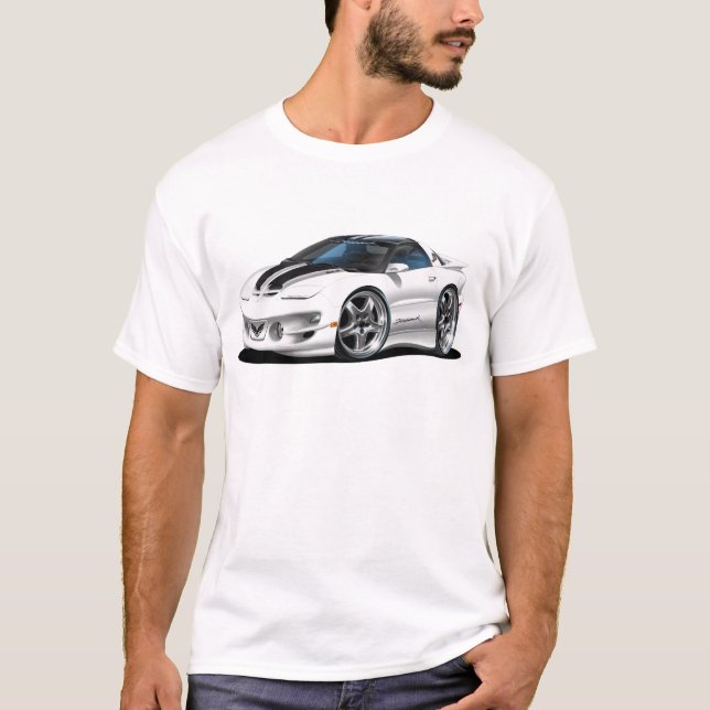 T-shirt Blanc 1998-02 du transport AM Firehawk (Devant)