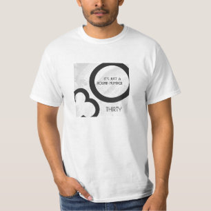T-shirt Blanc 30 Décennie Anniversaire