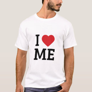 T-Shirt blanc à manches courtes avec motif d'amour