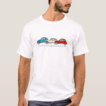 t-shirt blanc avec 3 deudeuches