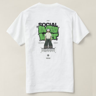 t-shirt blanc avec motif