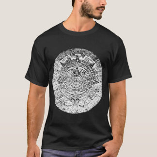 T-shirt blanc aztèque