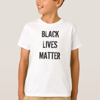 T-shirt blanc Black Lives Matter | Enfants