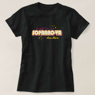 T-shirt Blanc brillant comme un Soprano-va