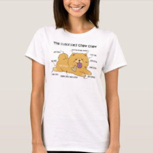 T-Shirt Blanc CHOW Illustré