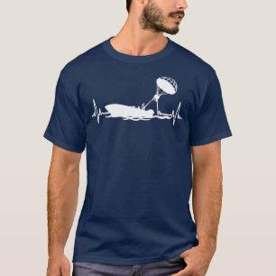 T-shirt Blanc couleur j'aime Parasailing Heartbea