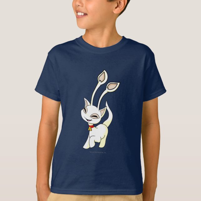 T-shirt Blanc d'Aisha (Devant)