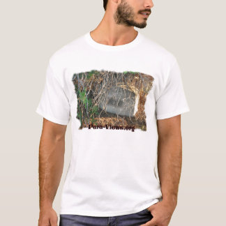 T-shirt Blanc de chemise de logo de Para-Vues