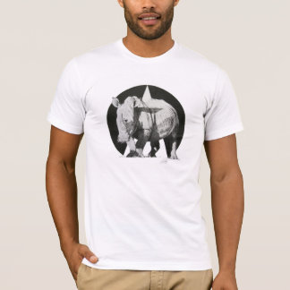 T-SHIRT BLANC de KLAXON par le type Combes