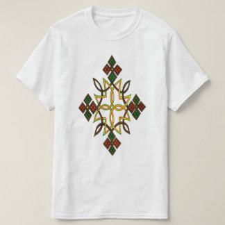 T-shirt blanc de la Croix éthiopienne classique