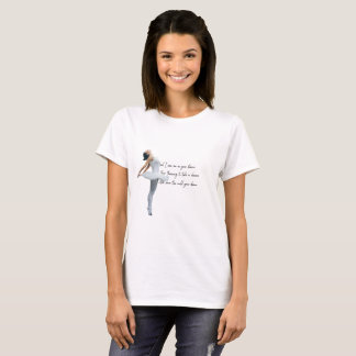 T-shirt blanc de la série des minuscules danseurs