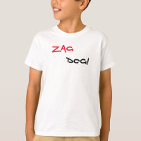 T-shirt blanc de marque Zag Chien