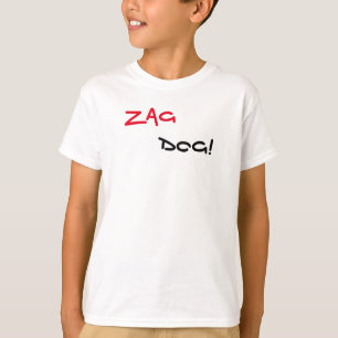 T-shirt blanc de marque Zag Chien