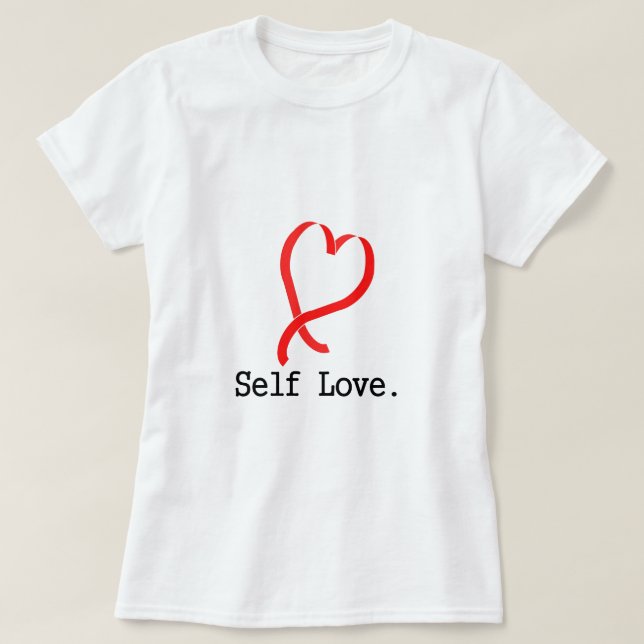 T-shirt Blanc de narcissisme (Design devant)