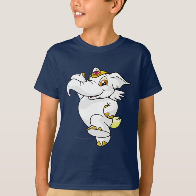 T-shirt Blanc d'Elephante (Devant)
