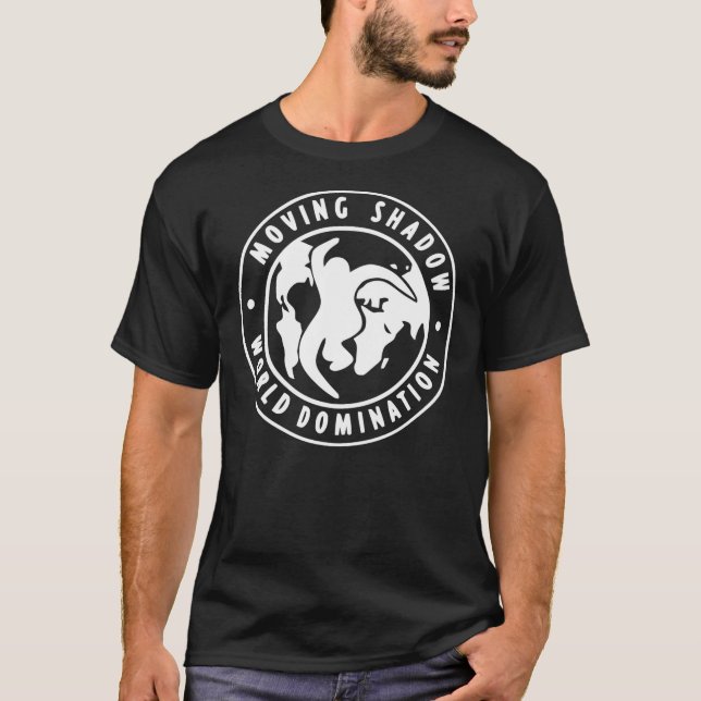T-shirt [BLANC] Déplacer la domination du monde de l'ombre (Devant)