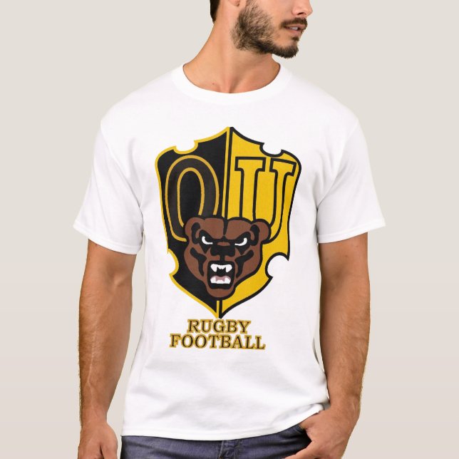 T-shirt Blanc d'Oakland cassé (Devant)