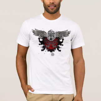 T-shirt Blanc élevé de la règle des hommes