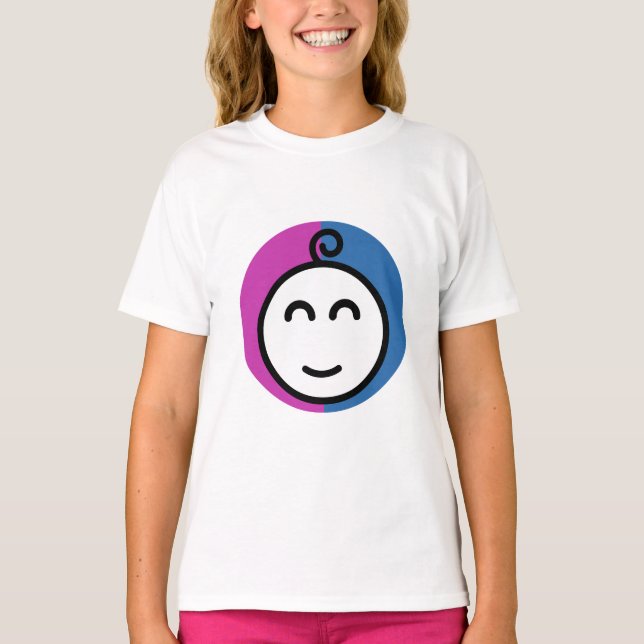 T-Shirt Blanc Enfant Fille (Devant)