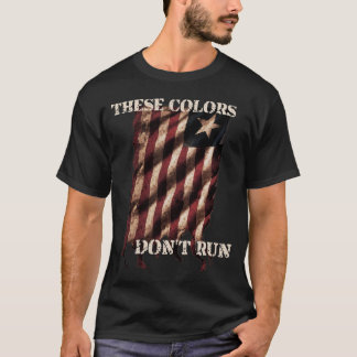 T-shirt BLANC ET BLEU ROUGE PATRIOT DRAPEAU
