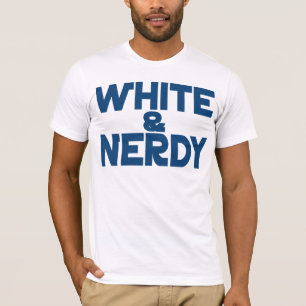 T-shirt Blanc et Nerdy
