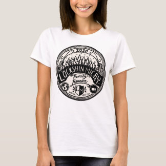 T-shirt blanc féminin de la Réunion de Lockshin-Mi
