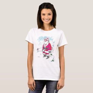 T-shirt blanc féminin No Ho-Ho-Ho