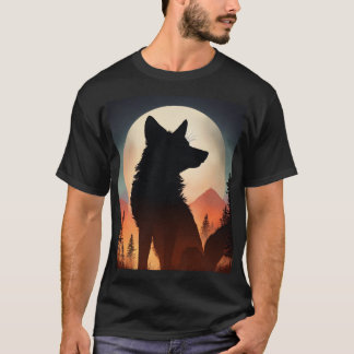 T-shirt blanc imprimé "Stay Wild"