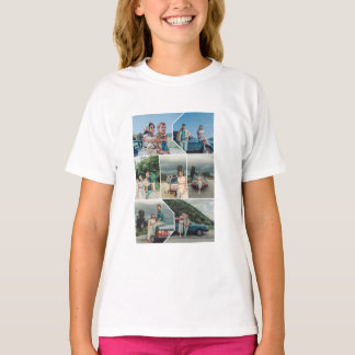 T-shirt blanc minimaliste photos esthétiques colla