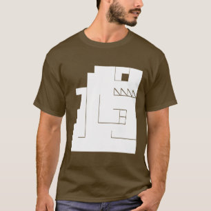 T-shirt Blanc monstrueux
