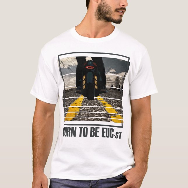T-shirt blanc pour coureurs EUC (Devant)