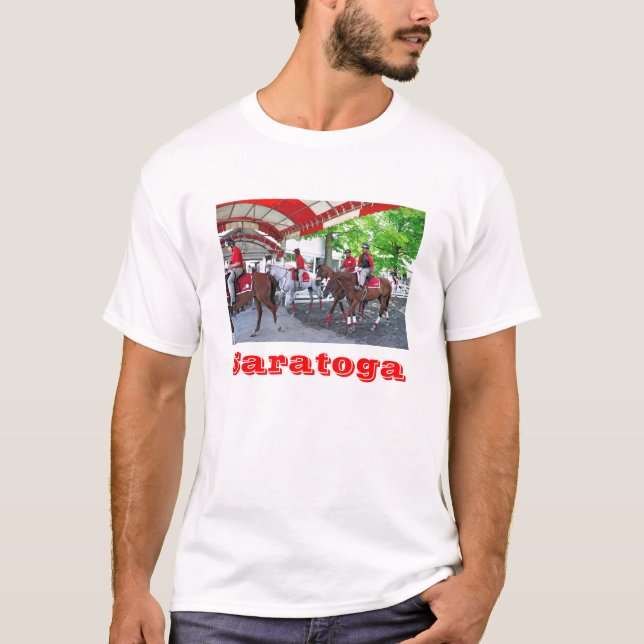 T-SHIRT BLANC ROUGE ET BAIE (Devant)