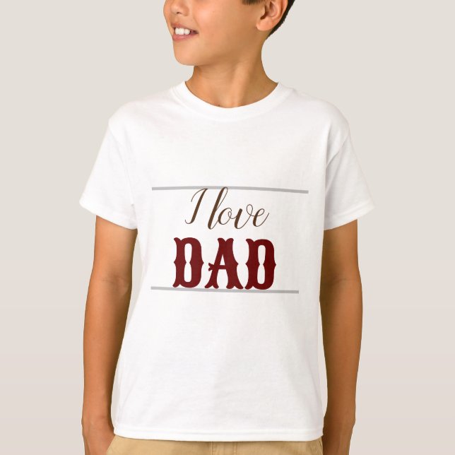 T-shirt Blanc rouge foncé enfant garçon (Devant)