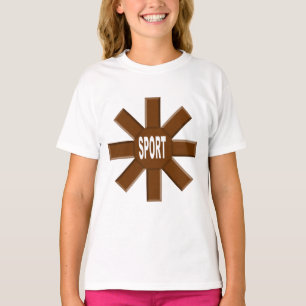 T-shirt blanc  SOLEIL CHOCOLAT