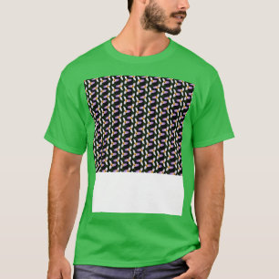 T-shirt blanc trillium arrière - plan foncé teinté motif