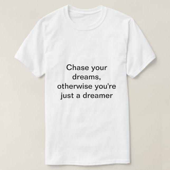 T-shirt blanc Unisex avec imprimé noir (Design devant)