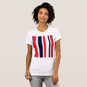 T-shirt Blancs, Bleus Et Rouges