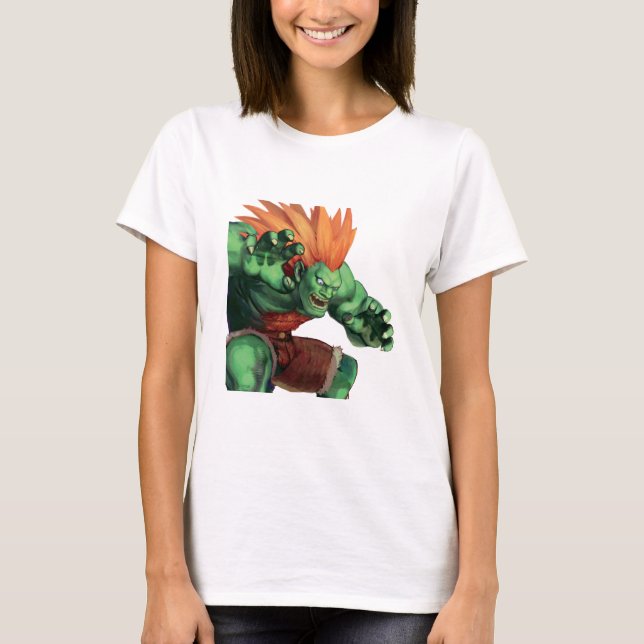 T-shirt Blanka avec des mains augmentées (Devant)